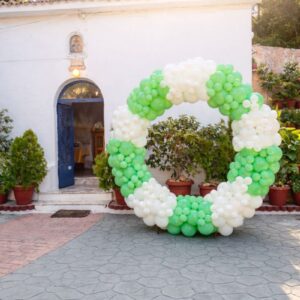 Στολισμός Βάπτισης με Γιρλάντα σε δαχτυλίδι - Image 1